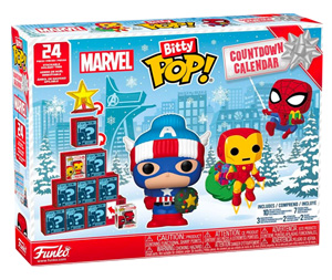 Cars, le calendrier de Noël Calendrier de l'avent Bitty Pop Marvel Comics